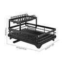 Escorredor de Pratos Ajustável Alpha DryRack