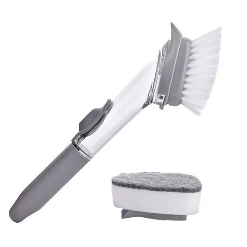 Escova TopChef Clean 3 em 1 – Limpeza Rápida com Sabão Integrado