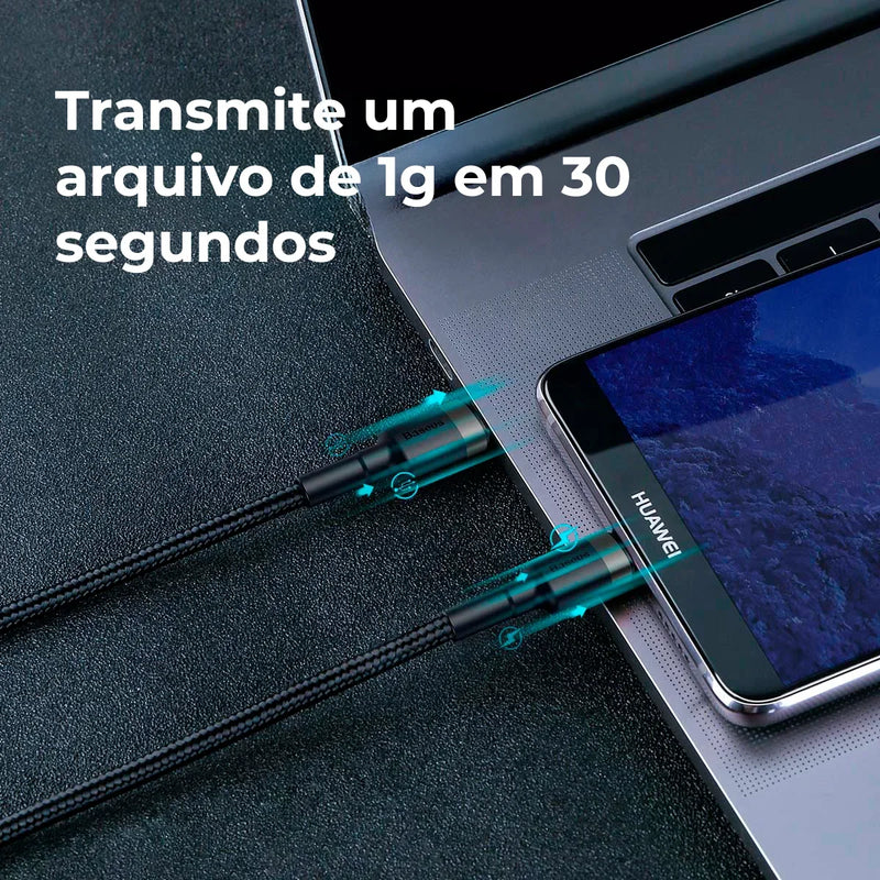 Cabo Baseus Cafule Tipo-C 60W – 2m