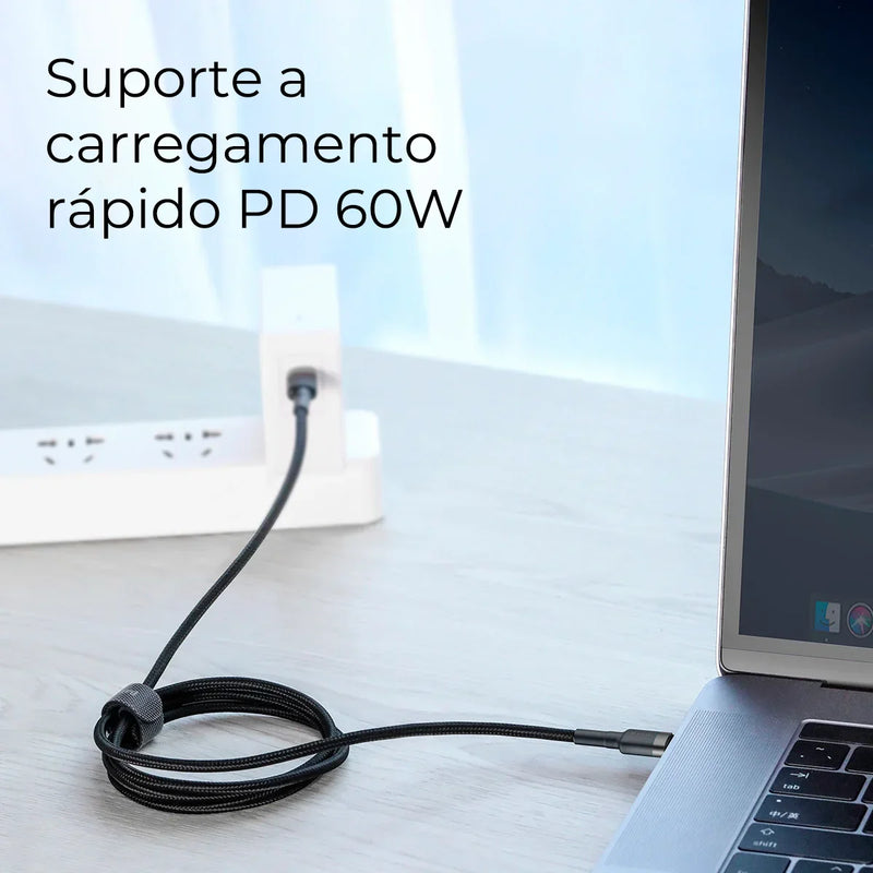 Cabo Baseus Cafule Tipo-C 60W – 2m