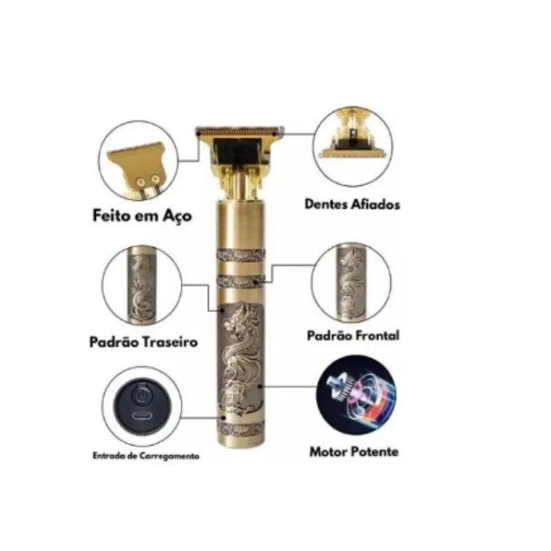 Máquina de Cortar Cabelo Profissional Alpha Barber T9