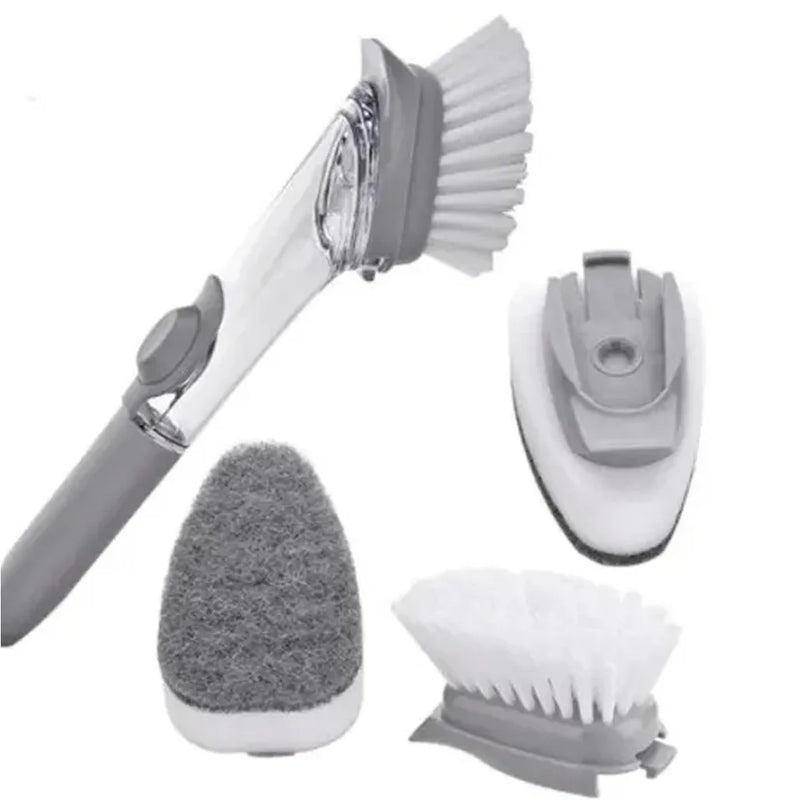 Escova TopChef Clean 3 em 1 – Limpeza Rápida com Sabão Integrado