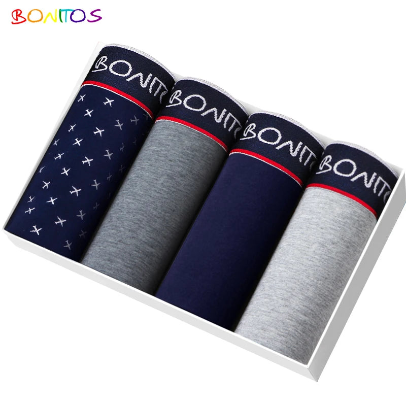 Kit 4 Cuecas Boxer Alpha Confort