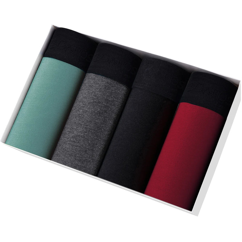 Kit 4 Cuecas Boxer Alpha Confort