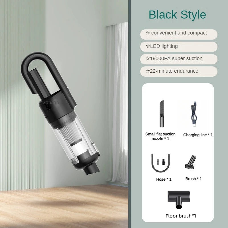 Aspirador de Pó Portátil Sem Fio Alpha CleanPro 19kPa