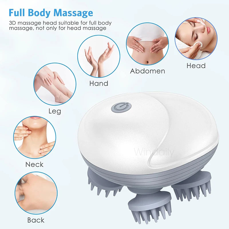 Massageador Elétrico de Couro Cabeludo Alpha ScalpPro