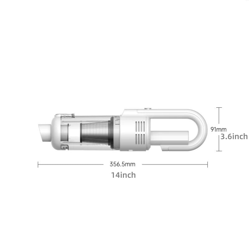 Aspirador de Pó Portátil Sem Fio Alpha CleanPro 19kPa