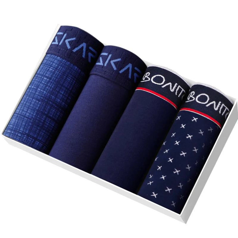 Kit 4 Cuecas Boxer Alpha Confort