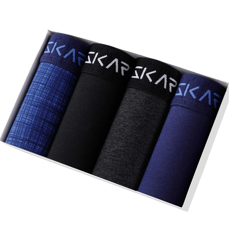 Kit 4 Cuecas Boxer Alpha Confort