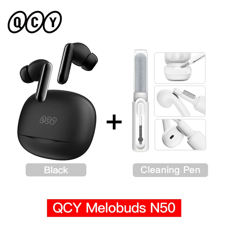 Fones Bluetooth QCY Melobuds N50 ANC – 28h Bateria