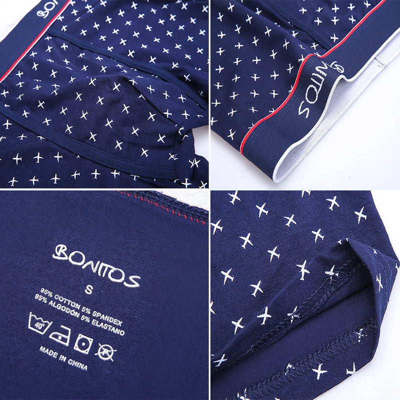 Kit 4 Cuecas Boxer Alpha Confort