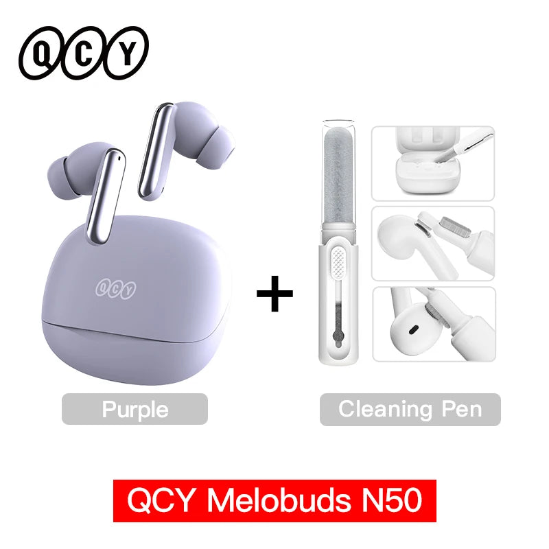 Fones Bluetooth QCY Melobuds N50 ANC – 28h Bateria