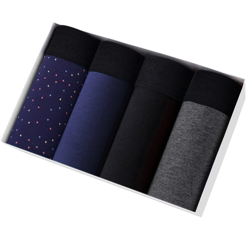 Kit 4 Cuecas Boxer Alpha Confort