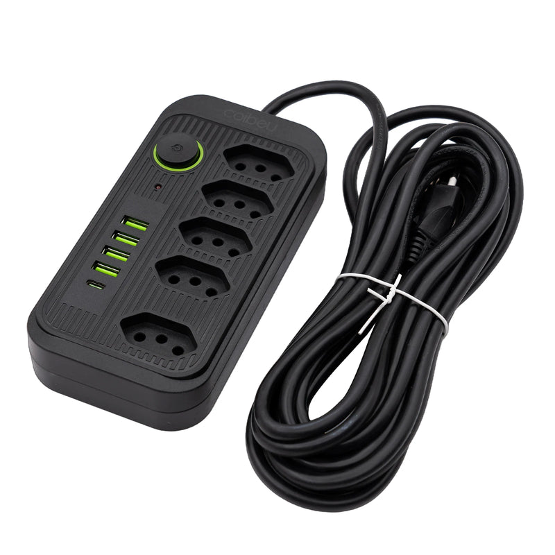 Régua Extensora com USB Alpha PowerStrip 2m