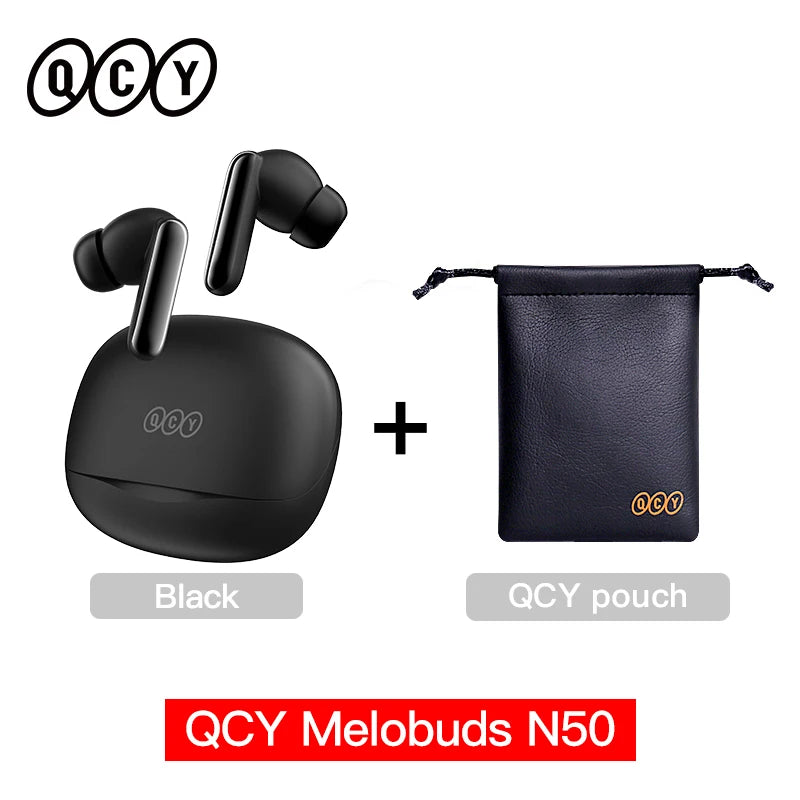 Fones Bluetooth QCY Melobuds N50 ANC – 28h Bateria