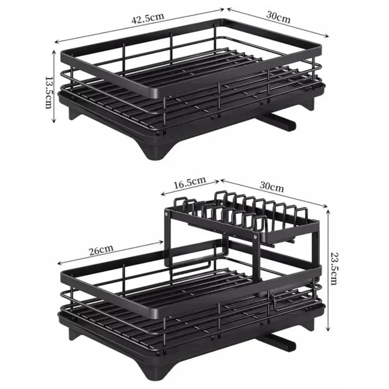 Escorredor de Pratos Ajustável Alpha DryRack