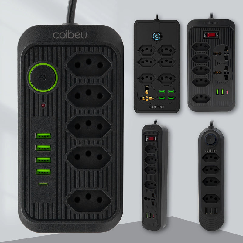 Régua Extensora com USB Alpha PowerStrip 2m