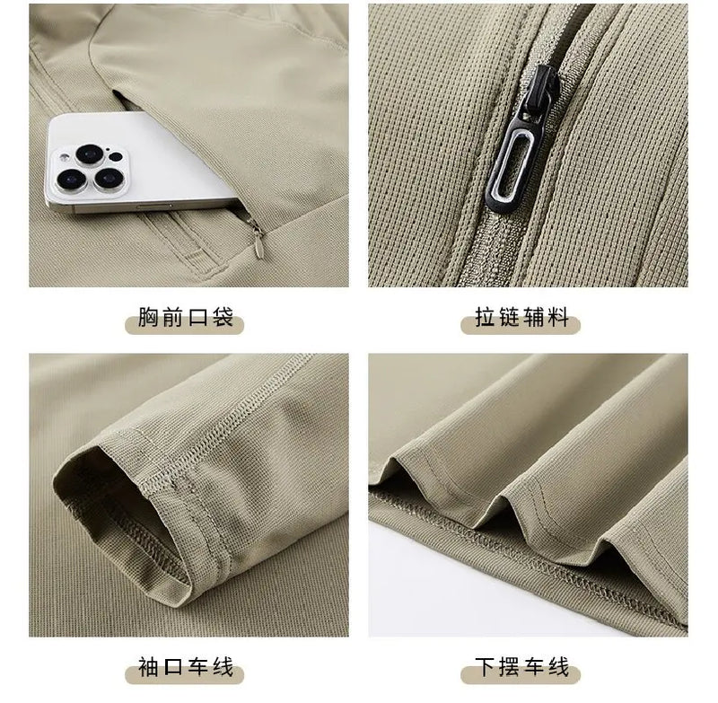 Polo Alpha SportDry – Manga Longa com Zíper