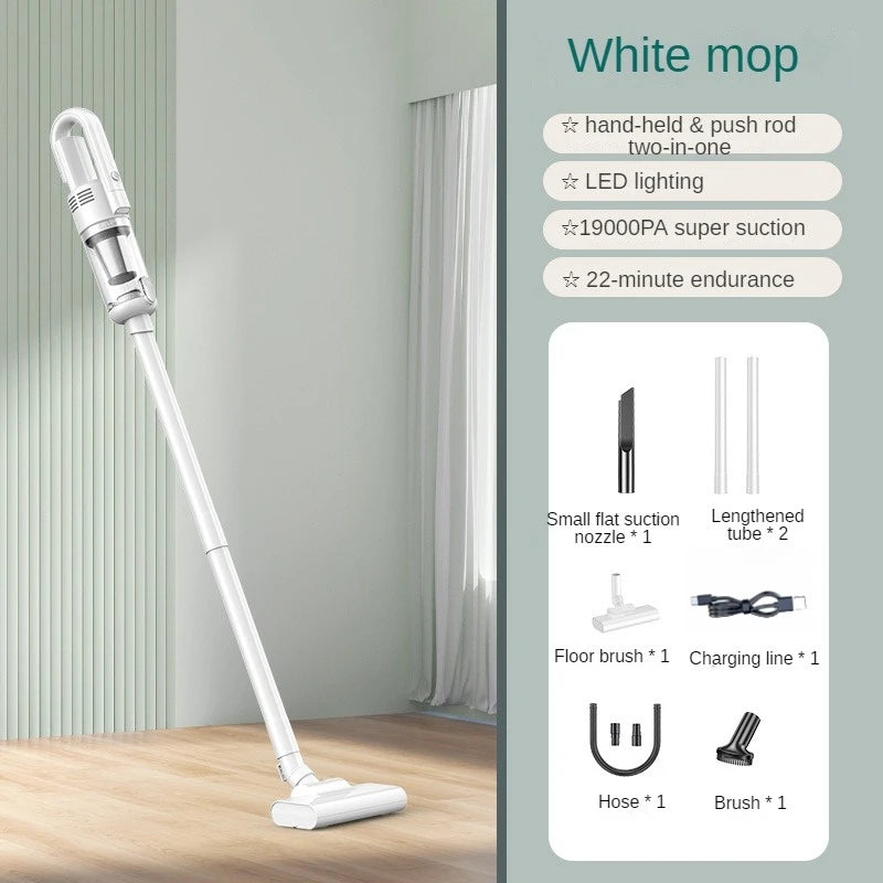 Aspirador de Pó Portátil Sem Fio Alpha CleanPro 19kPa