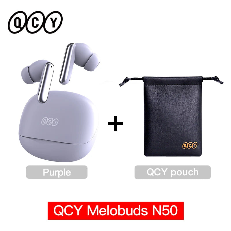 Fones Bluetooth QCY Melobuds N50 ANC – 28h Bateria
