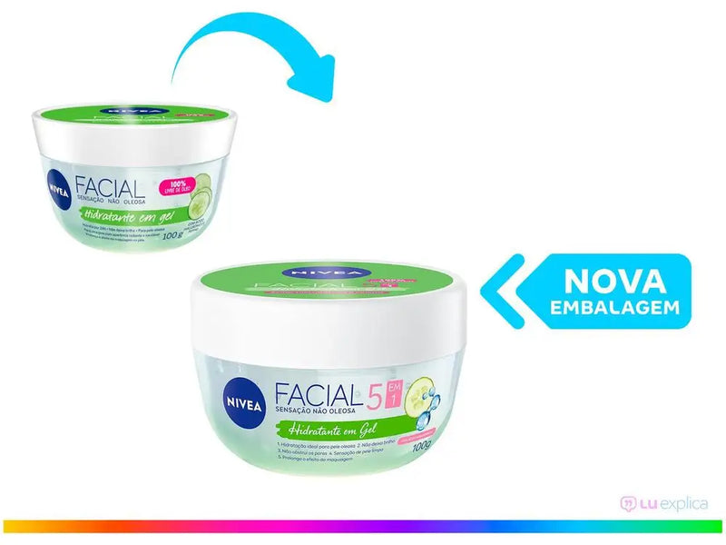 Hidratante Facial Nivea Ácido Hialurônico & Pepino – 100g