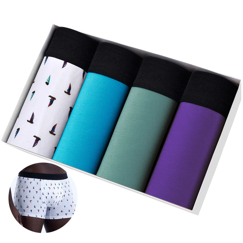 Kit 4 Cuecas Boxer Alpha Confort