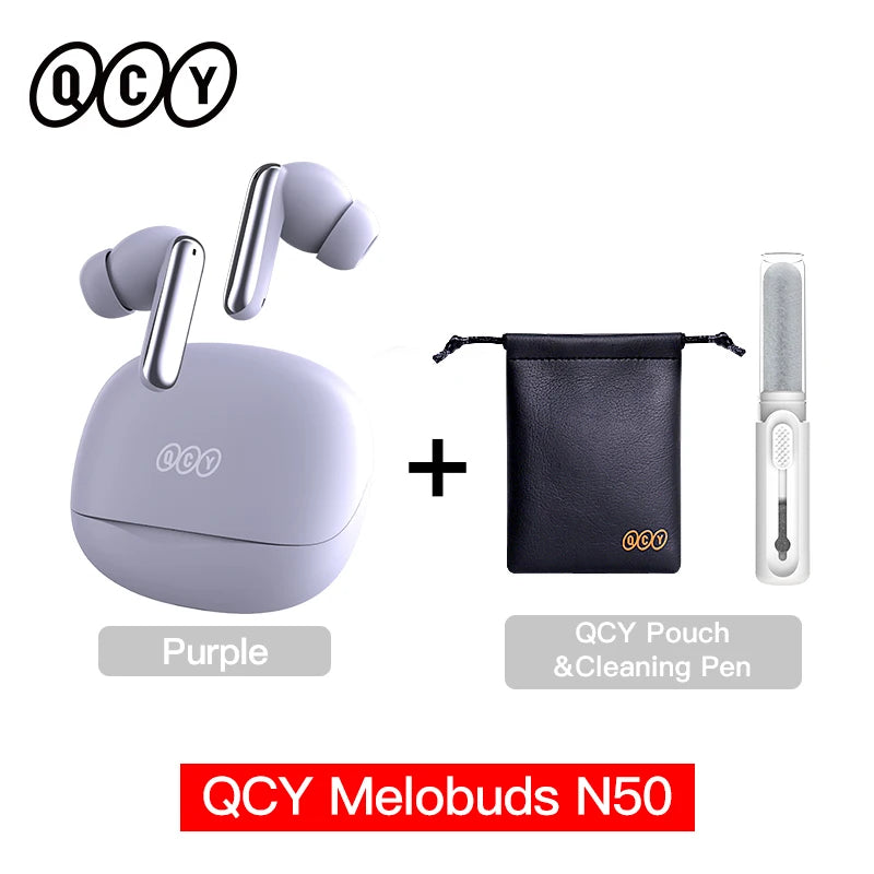 Fones Bluetooth QCY Melobuds N50 ANC – 28h Bateria