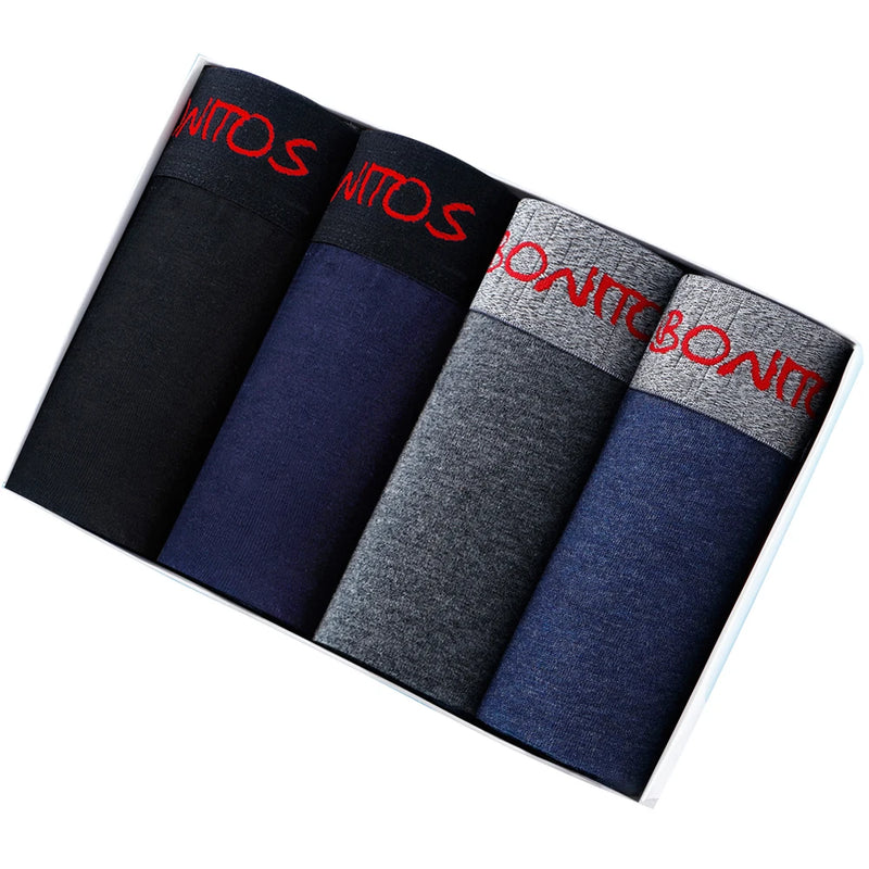 Kit 4 Cuecas Boxer Alpha Confort