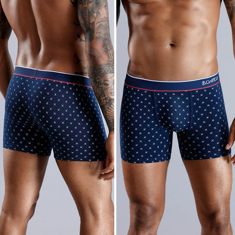 Kit 4 Cuecas Boxer Alpha Confort