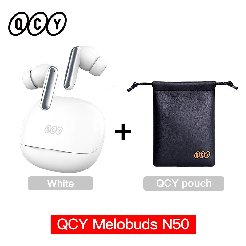 Fones Bluetooth QCY Melobuds N50 ANC – 28h Bateria